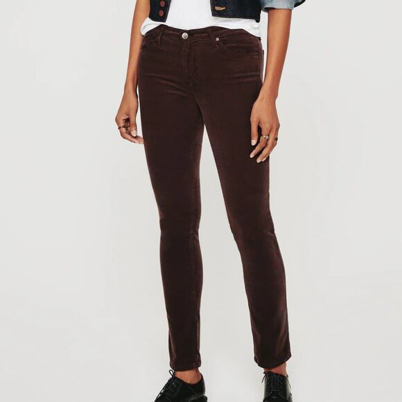 BOGO AG Adriano Goldschmied The Prima Cigarette Leg Corduroy Rick Oak Size 30R - Picture 1 of 6